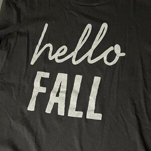 Unique Vintage Exclusive Zutter Hello Fall High Quality Tee - Women's Medium
